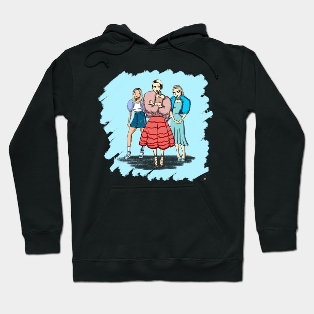 Scream Queens Idiot Hookers Hoodie by hollydoesart